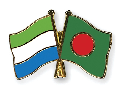 Fahnen Pins Sierra-Leone Bangladesch