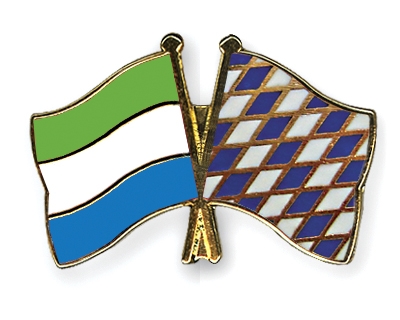 Fahnen Pins Sierra-Leone Bayern