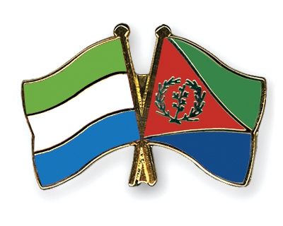 Fahnen Pins Sierra-Leone Eritrea