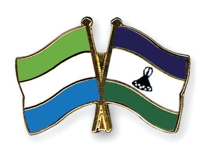 Fahnen Pins Sierra-Leone Lesotho