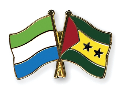 Fahnen Pins Sierra-Leone Sao-Tome-und-Principe