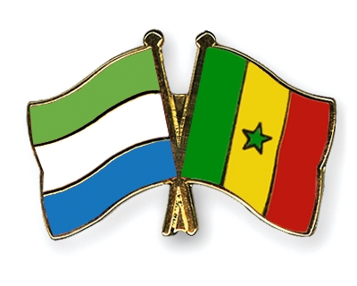 Fahnen Pins Sierra-Leone Senegal
