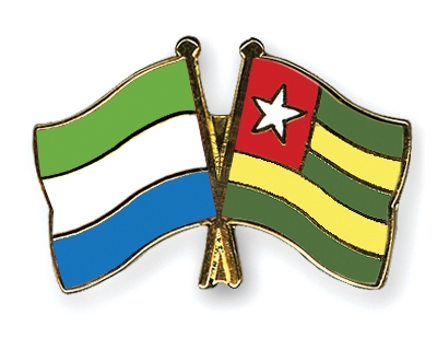 Fahnen Pins Sierra-Leone Togo
