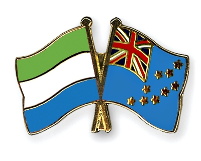Fahnen Pins Sierra-Leone Tuvalu
