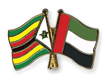 Fahnen Pins Simbabwe Ver-Arab-Emirate