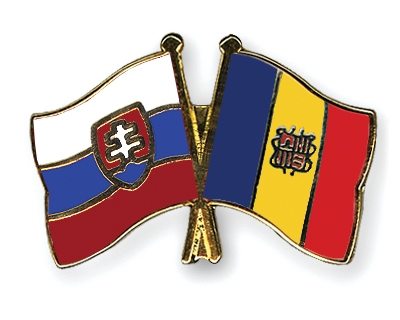 Fahnen Pins Slowakei Andorra