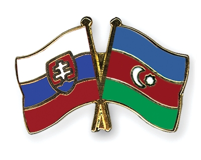 Fahnen Pins Slowakei Aserbaidschan