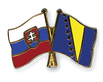 Fahnen Pins Slowakei Bosnien-und-Herzegowina