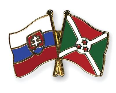 Fahnen Pins Slowakei Burundi