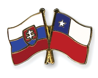 Fahnen Pins Slowakei Chile