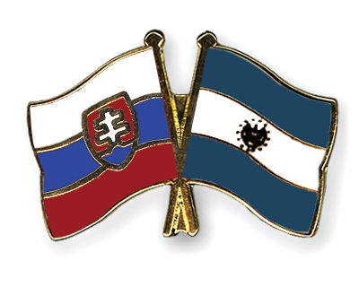 Fahnen Pins Slowakei El-Salvador