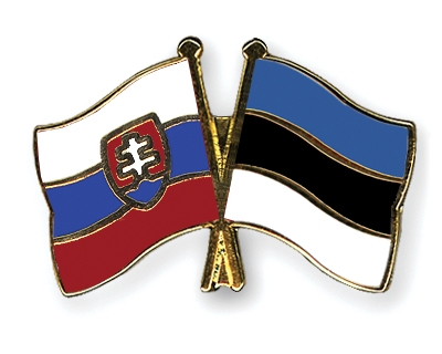 Fahnen Pins Slowakei Estland