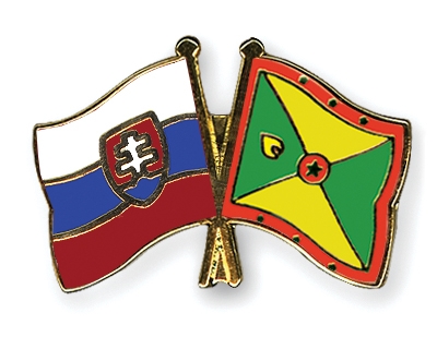 Fahnen Pins Slowakei Grenada