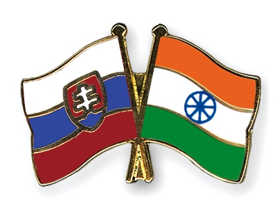 Fahnen Pins Slowakei Indien