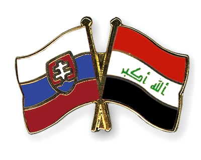 Fahnen Pins Slowakei Irak