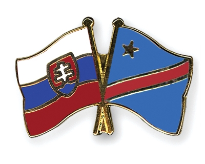 Fahnen Pins Slowakei Kongo-Demokratische-Republik