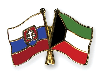 Fahnen Pins Slowakei Kuwait