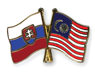 Fahnen Pins Slowakei Malaysia