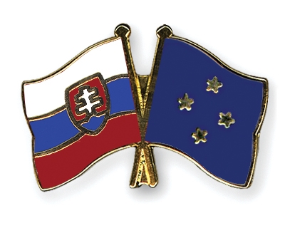 Fahnen Pins Slowakei Mikronesien