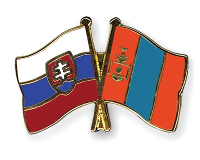 Fahnen Pins Slowakei Mongolei