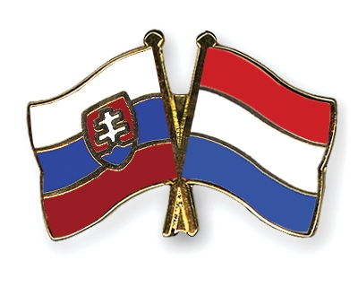 Fahnen Pins Slowakei Niederlande