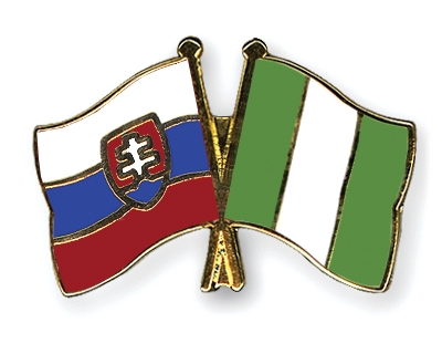 Fahnen Pins Slowakei Nigeria