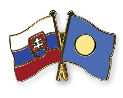 Fahnen Pins Slowakei Palau