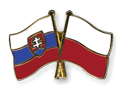 Fahnen Pins Slowakei Polen