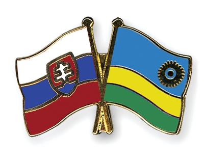 Fahnen Pins Slowakei Ruanda