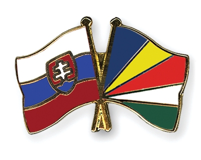 Fahnen Pins Slowakei Seychellen