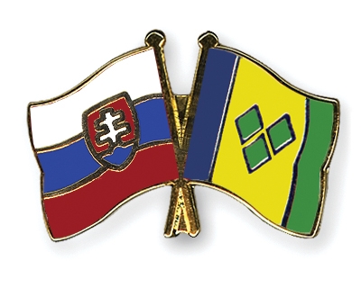 Fahnen Pins Slowakei St-Vincent-und-die-Grenadinen