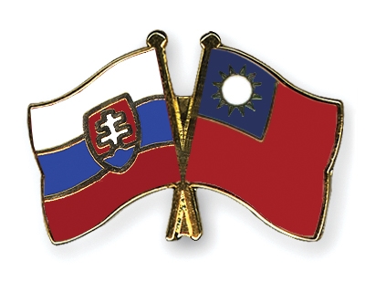 Fahnen Pins Slowakei Taiwan
