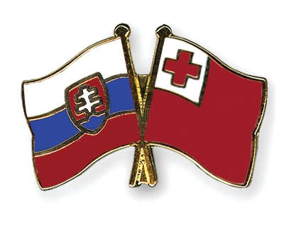 Fahnen Pins Slowakei Tonga