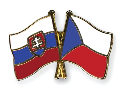 Fahnen Pins Slowakei Tschechische-Republik