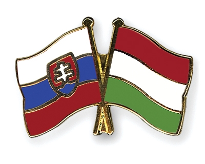 Fahnen Pins Slowakei Ungarn