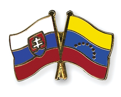 Fahnen Pins Slowakei Venezuela
