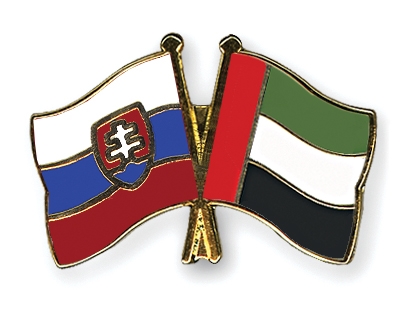 Fahnen Pins Slowakei Ver-Arab-Emirate