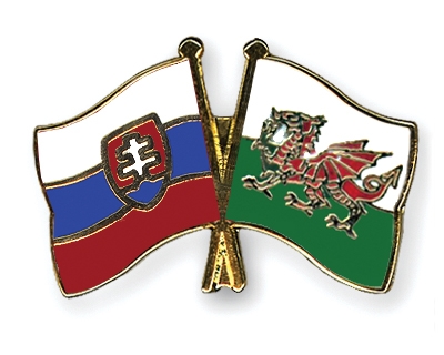 Fahnen Pins Slowakei Wales