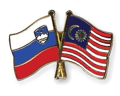 Fahnen Pins Slowenien Malaysia