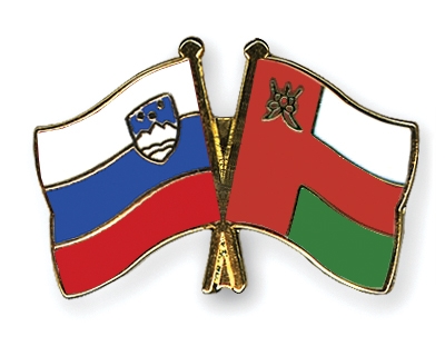 Fahnen Pins Slowenien Oman