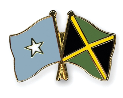 Fahnen Pins Somalia Jamaika