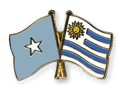 Fahnen Pins Somalia Uruguay