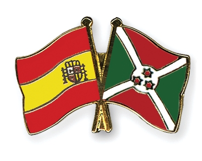 Fahnen Pins Spanien Burundi