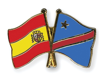 Fahnen Pins Spanien Kongo-Demokratische-Republik