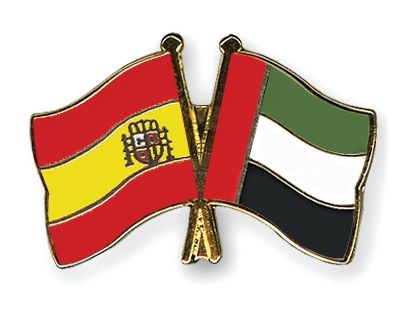 Fahnen Pins Spanien Ver-Arab-Emirate