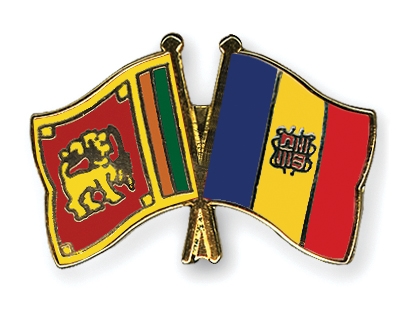 Fahnen Pins Sri-Lanka Andorra