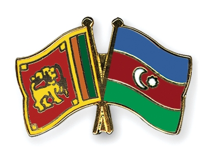 Fahnen Pins Sri-Lanka Aserbaidschan