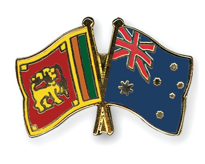 Fahnen Pins Sri-Lanka Australien