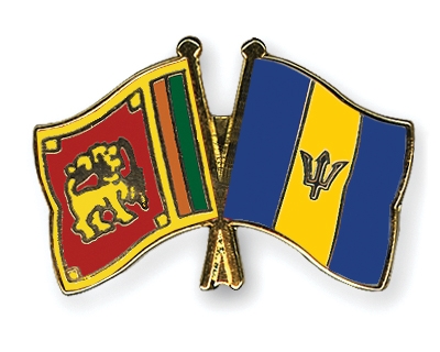 Fahnen Pins Sri-Lanka Barbados