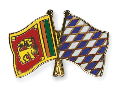 Fahnen Pins Sri-Lanka Bayern